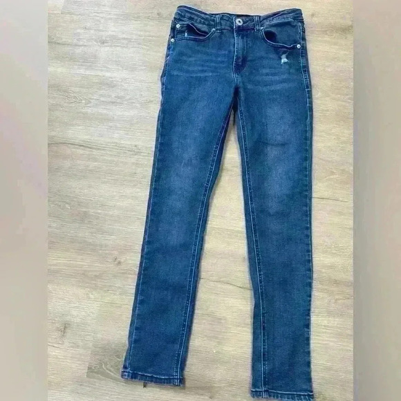 Hudson CPSIA 2008 Girls Distressed Jeans Size 14 - Picture 1 of 6